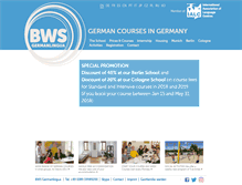 Tablet Screenshot of bws-germanlingua.de